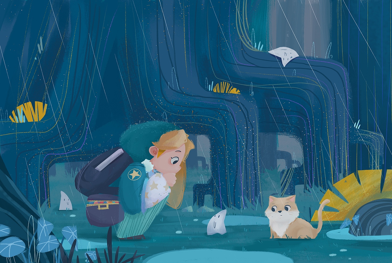 |原创插画|长者森林