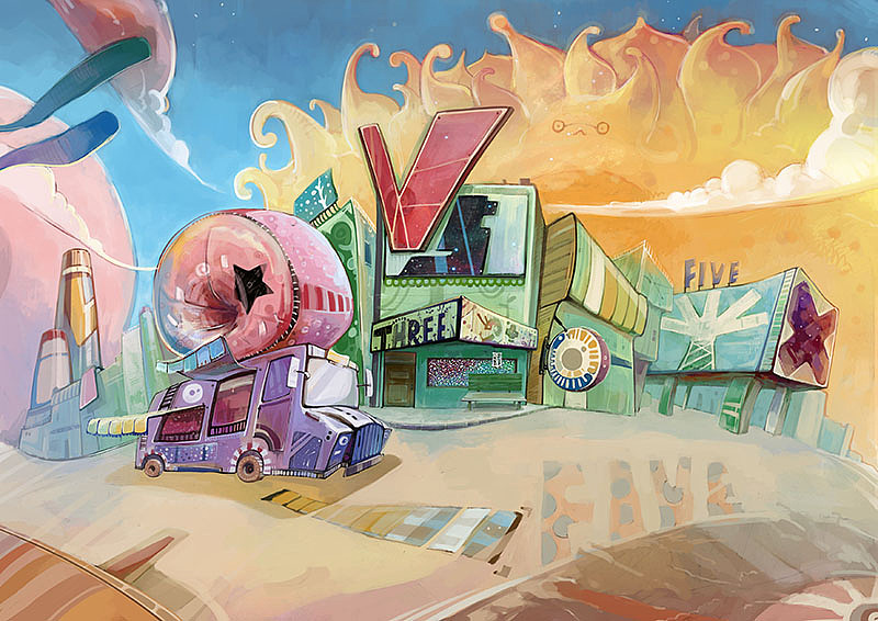 场景（图ZNDU4ODk0MTY=） - 商业插画 - 站酷设计师godzillainzoo原创素材 - 站酷ZCOOL