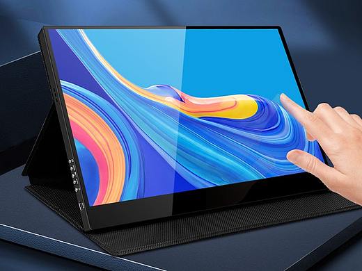 英特盒多功能十点触摸便携显示器详情页