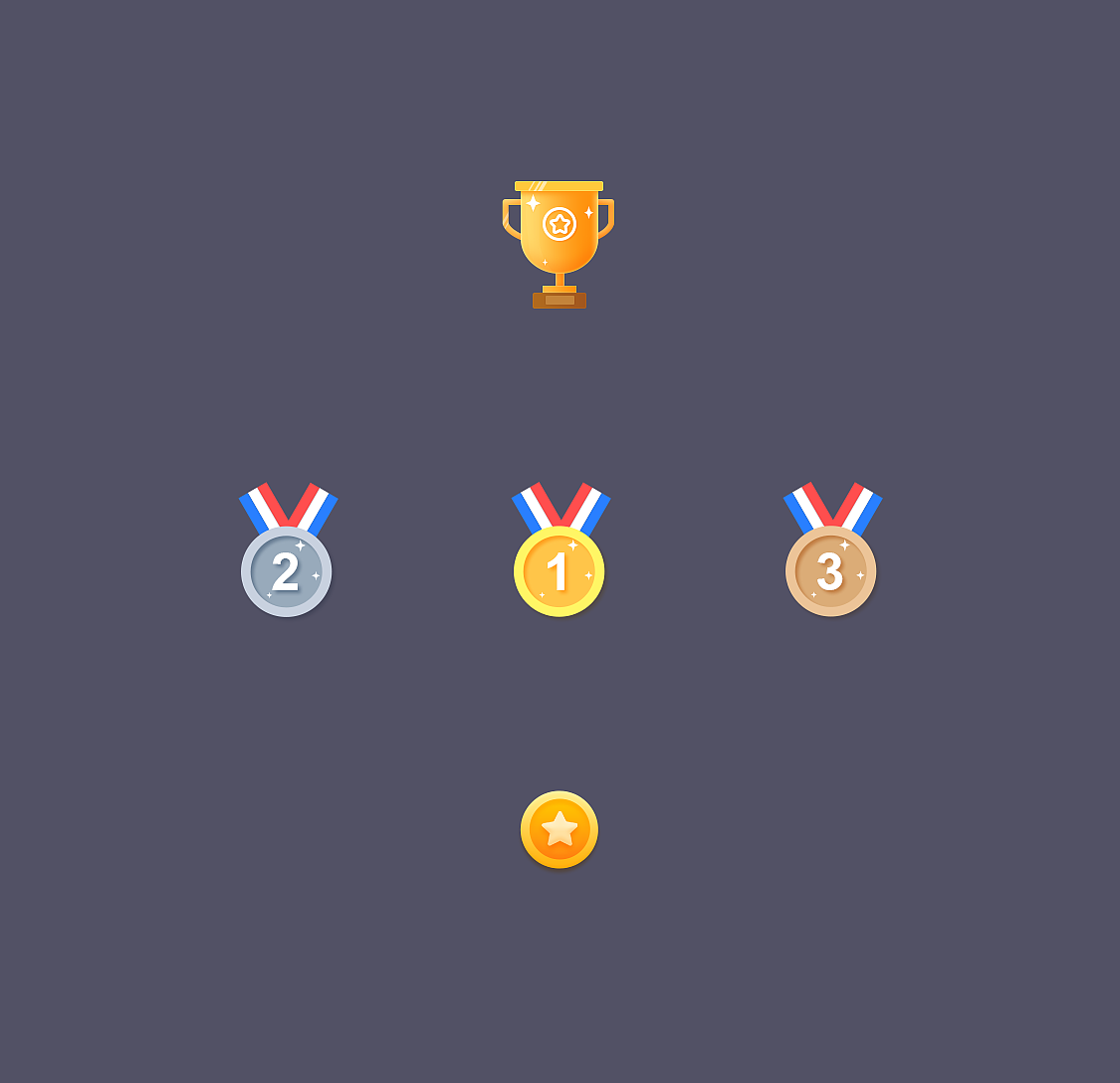 排行榜页面图标设计