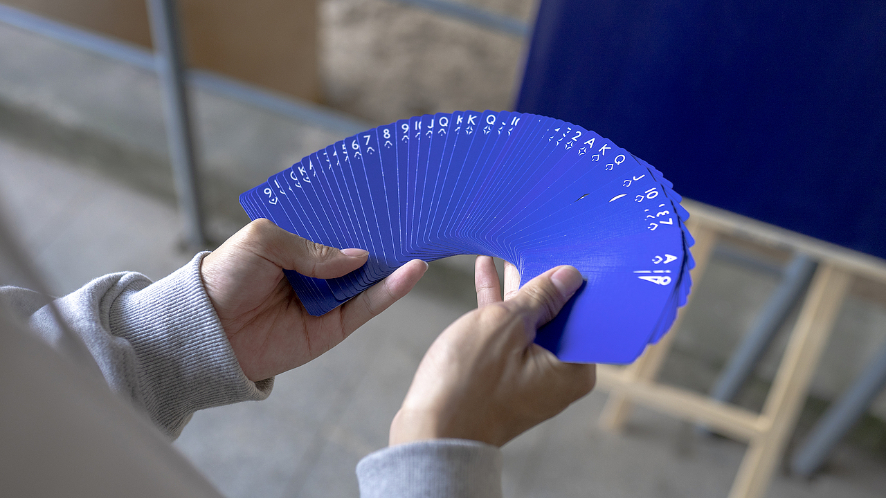 "静物"系列 花切扑克纸牌 峦级 蒙德里安 克莱因蓝