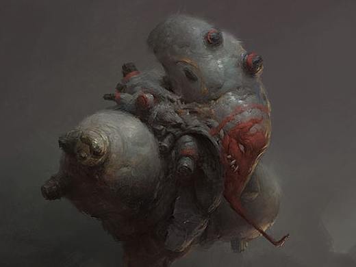 灵瞳重工—赵焕华山海经《凿齿》