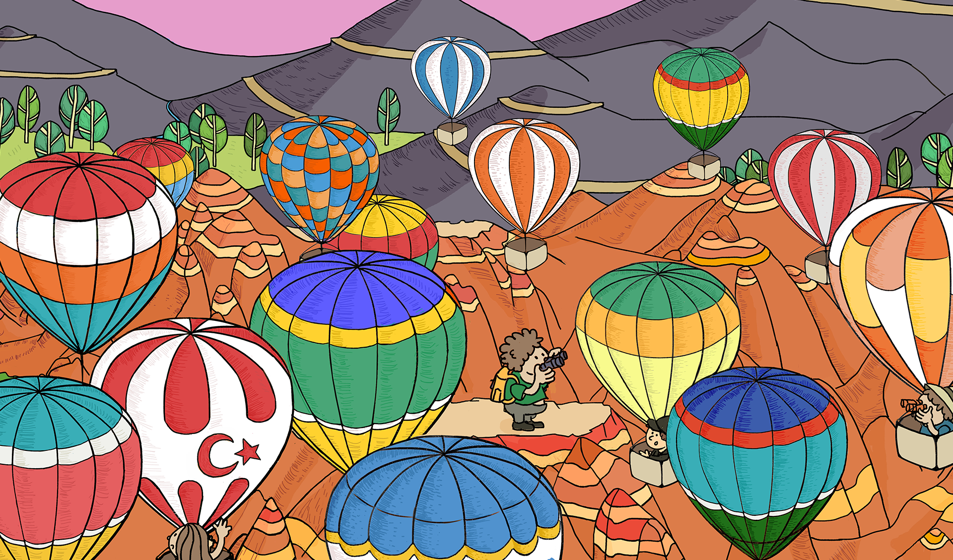 世界是一个大型游乐园|插画|儿童插画|猫多插画 - 原创作品 - 站酷