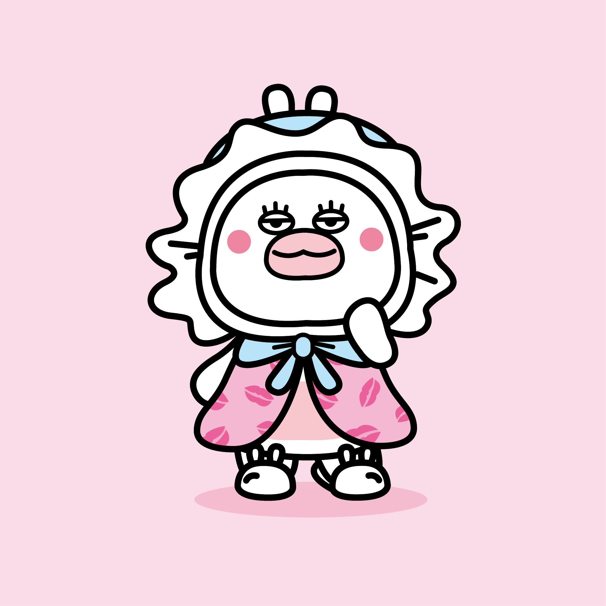 糖果色的少女心头像,睡衣家族上线!