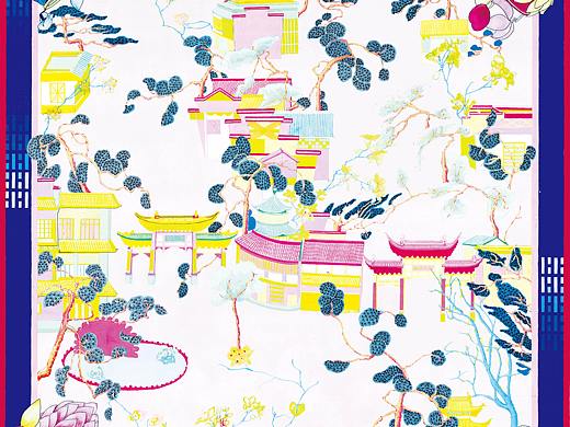 《物·语》丝巾设计