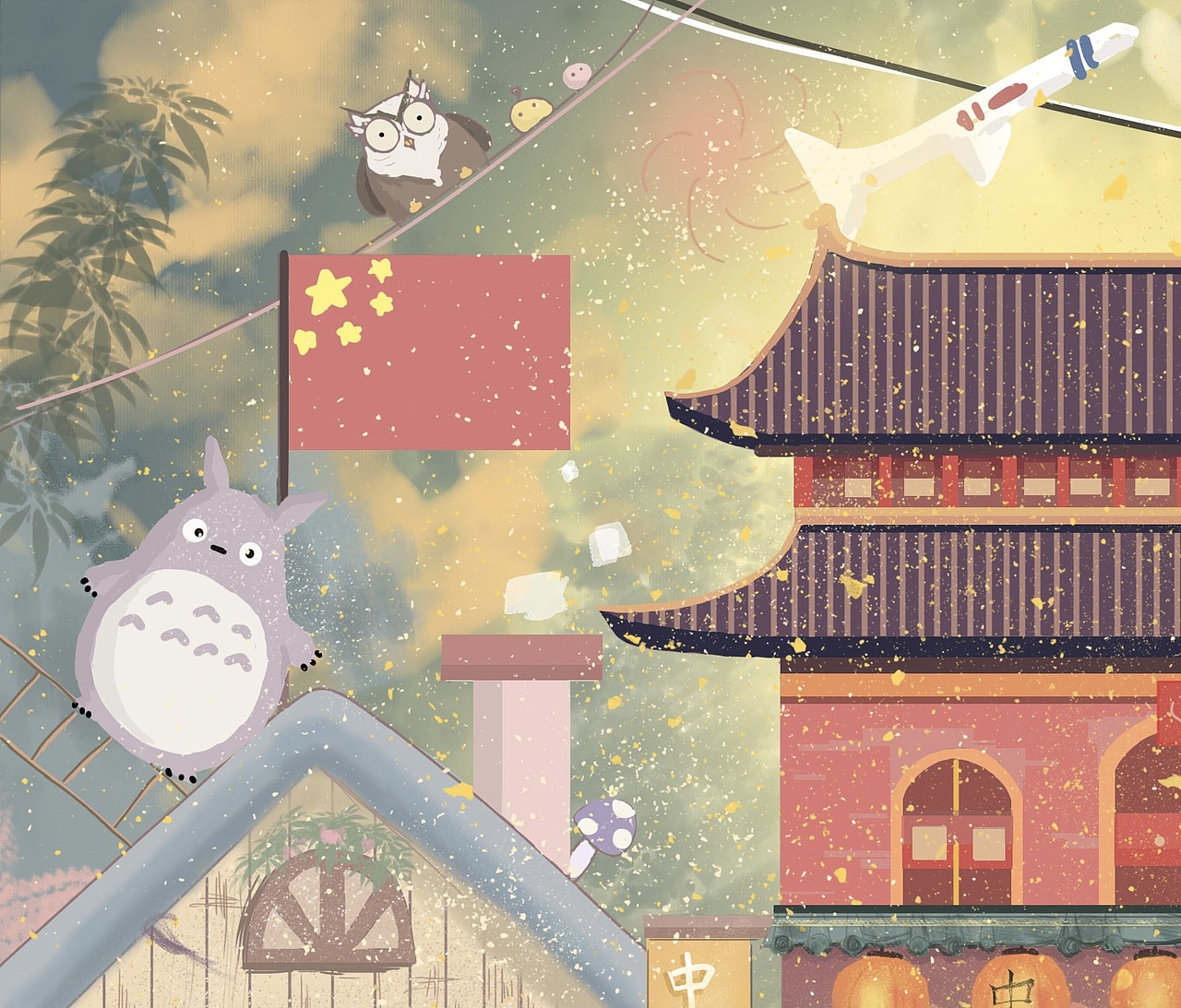 原创插画|主题小房子