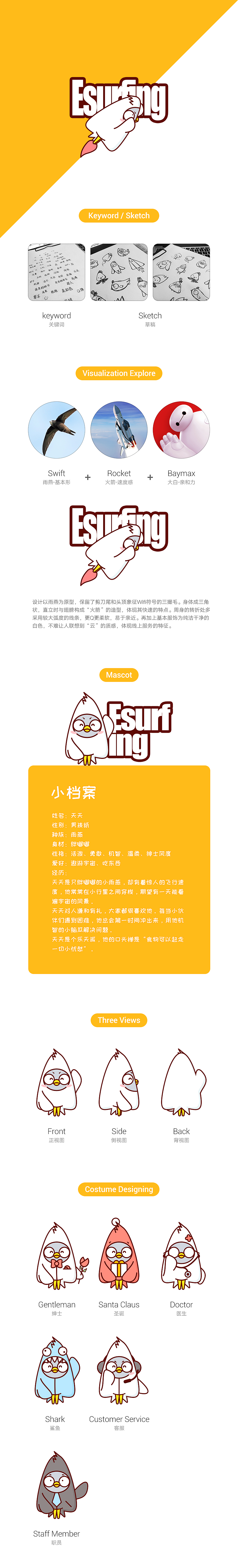 天天-天翼卡通形象参赛作品（图ZNzY4NjA5NjQ=） - IP形象 - 站酷设计师UG84原创素材 - 站酷ZCOOL