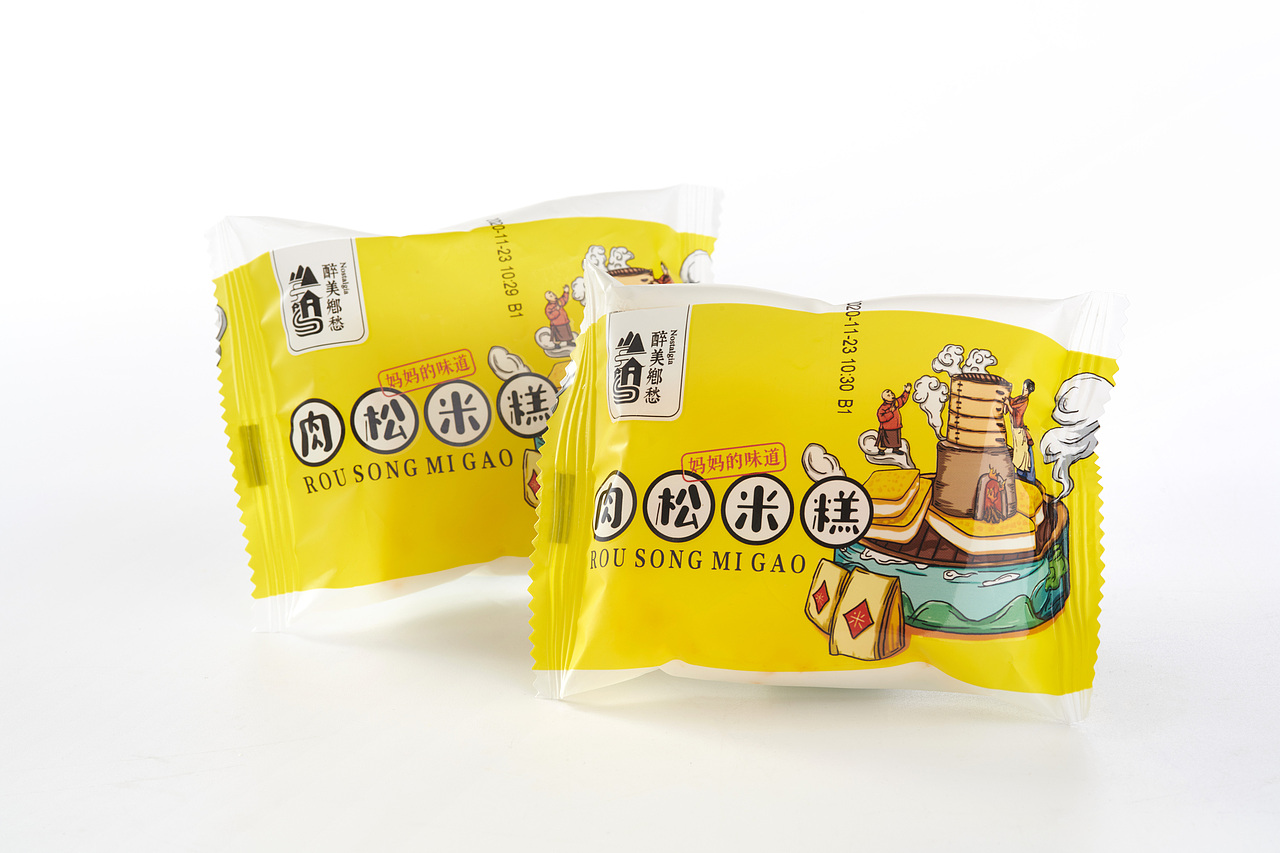 肉松米糕包装设计