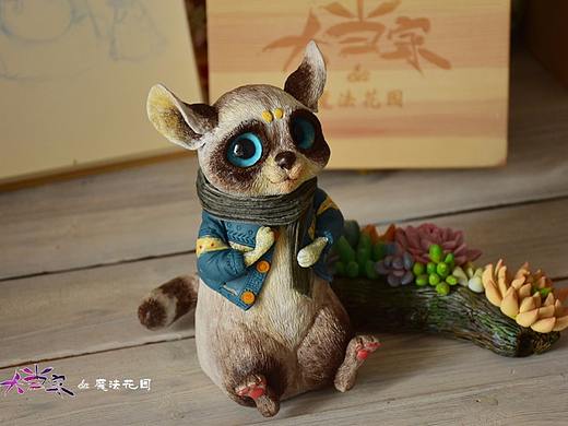 小动物玩偶收纳瓶