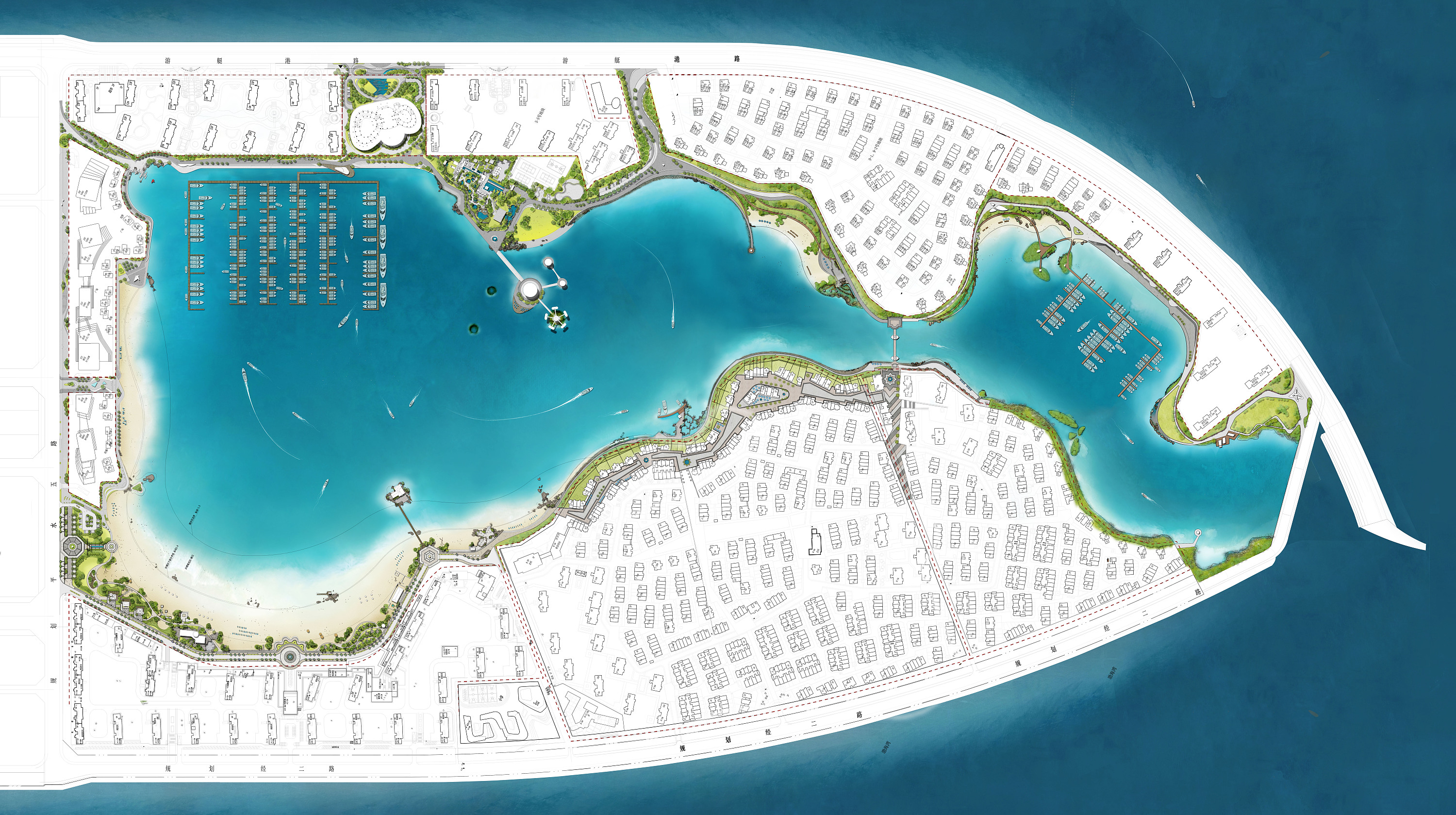 部分项目的ps彩色总平|平面|其他平面|达摩流浪者dharma - 原创作品