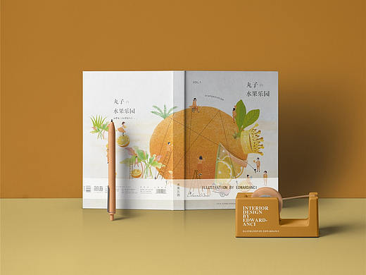 《丸子的水果樂園》（個人主頁-ZMzcxNTcyMTI=） - 商業(yè)插畫 - 站酷設計師edwardanci原創(chuàng)素材 - 站酷ZCOOL