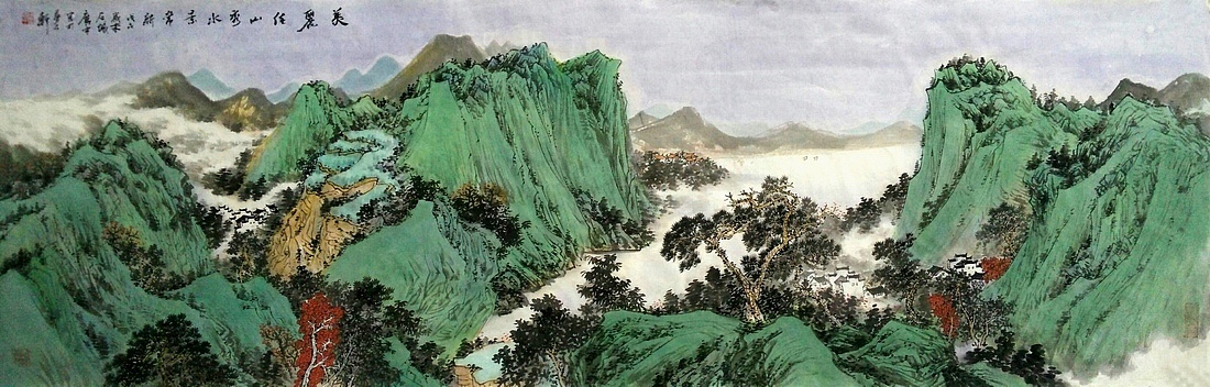 周广中的山水画着力表现了南方山水的温润灵秀