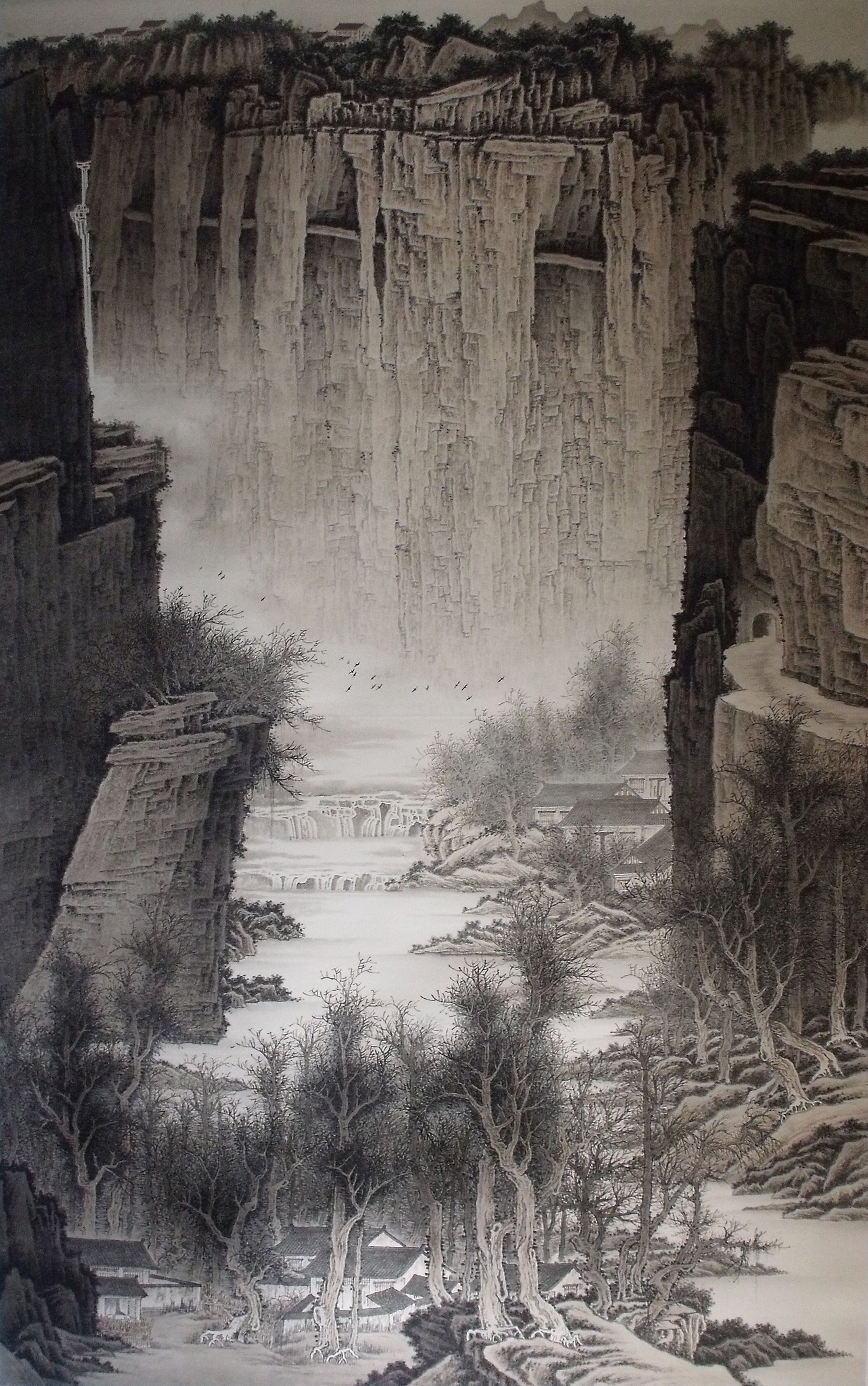 贾国英国画山水作品赏析