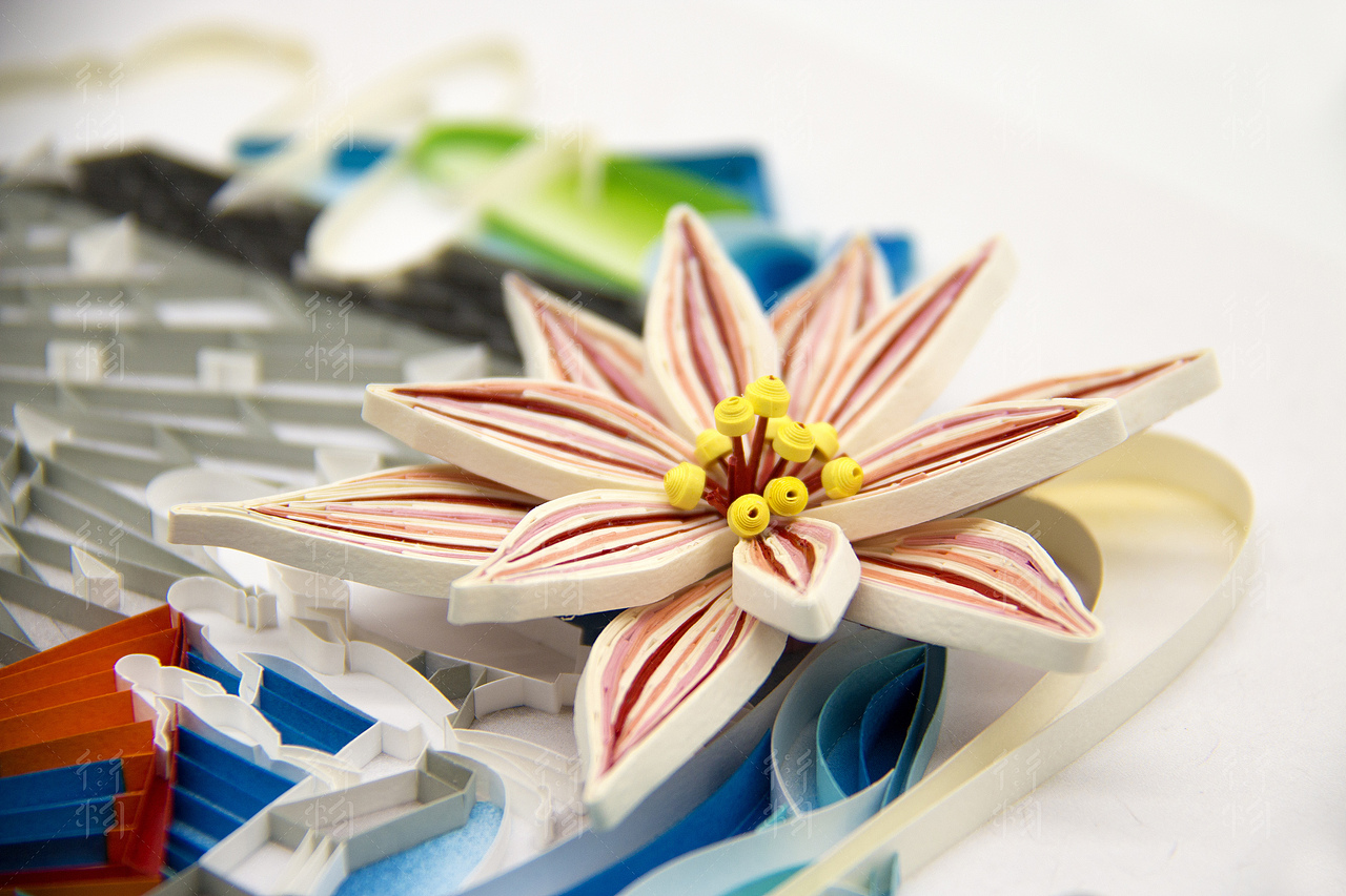 《吴泾十景》插画衍纸艺术（图ZMTY2NDYzODg4） - 其他手工艺 - 站酷设计师黎凯泉原创素材 - 站酷ZCOOL