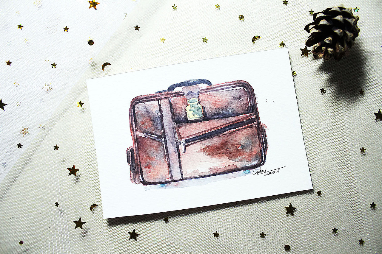 [练习图] 水彩 老物件 | 九子酱