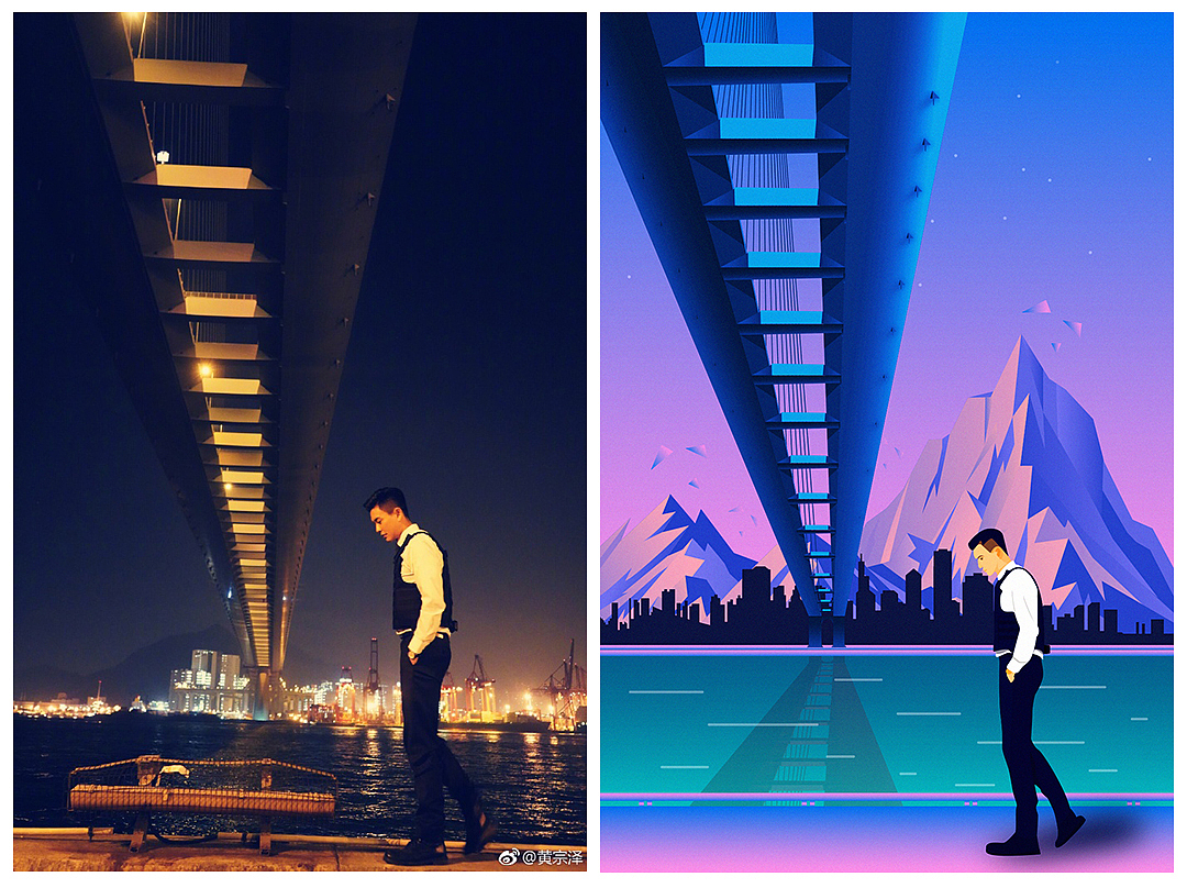 AI+PS 插画