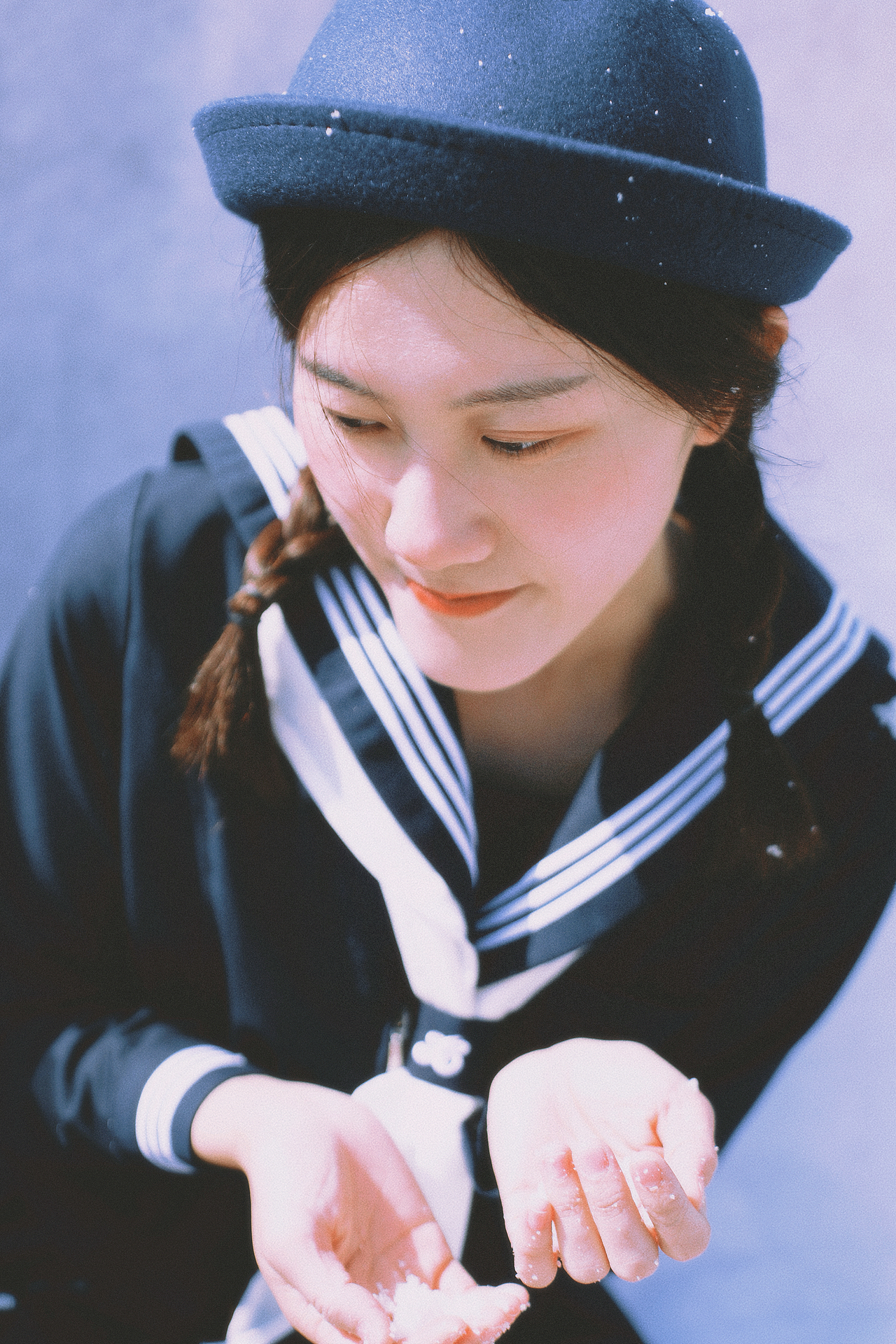 雪の華 ❄️（图ZMjg0MzcyNjE2） - 人像摄影 - 站酷设计师一串白团子原创素材 - 站酷ZCOOL