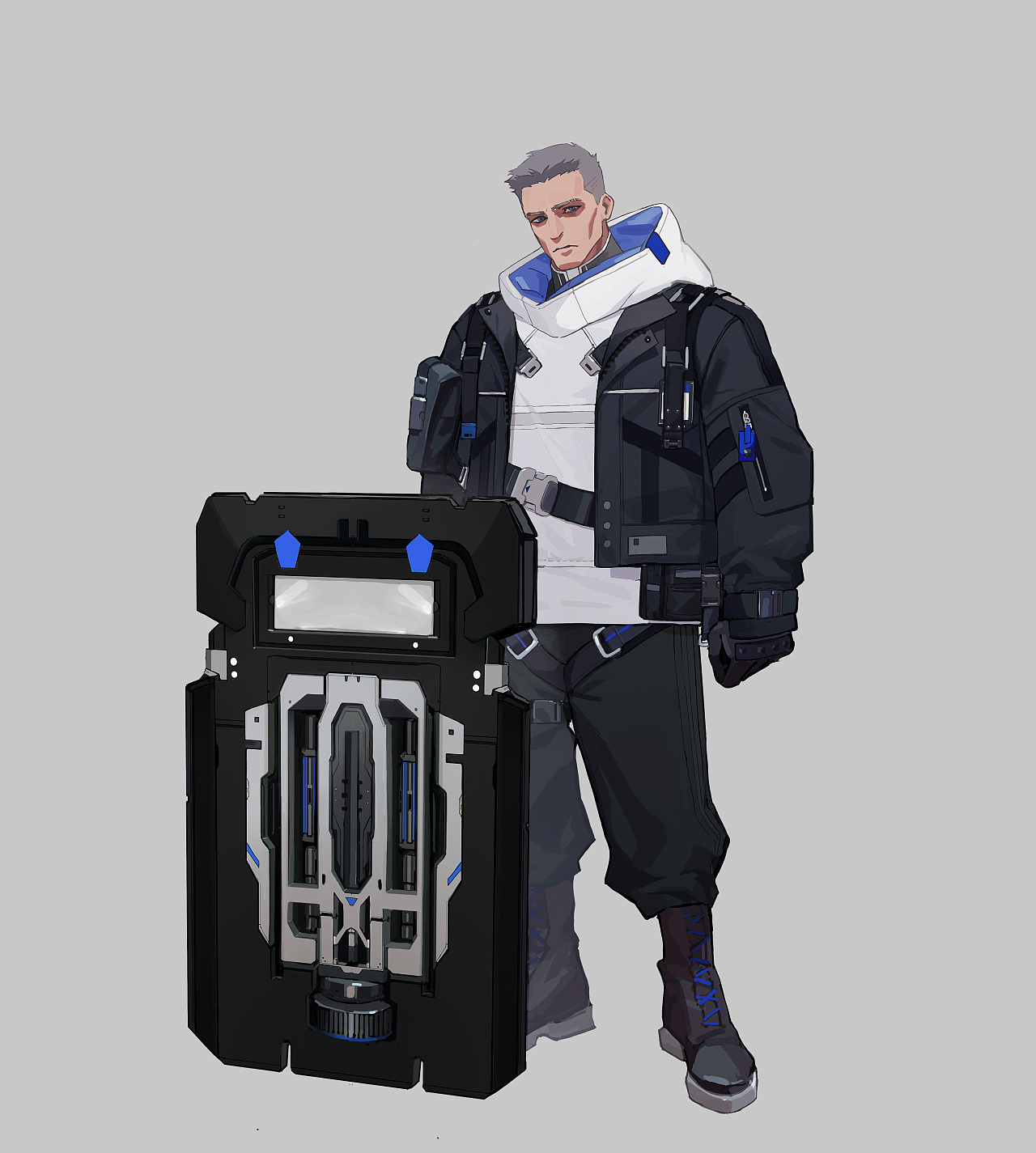 机能|插画|概念设定|六猫nekos1x - 原创作品 - 站酷 (zcool)