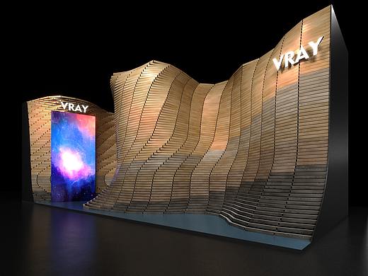 展臺(tái)設(shè)計(jì)效果表現(xiàn)（個(gè)人主頁(yè)-ZNTYwNzQ5NjQ=） - 建筑/空間 - 站酷設(shè)計(jì)師阿夕愛(ài)設(shè)計(jì)原創(chuàng)素材 - 站酷ZCOOL