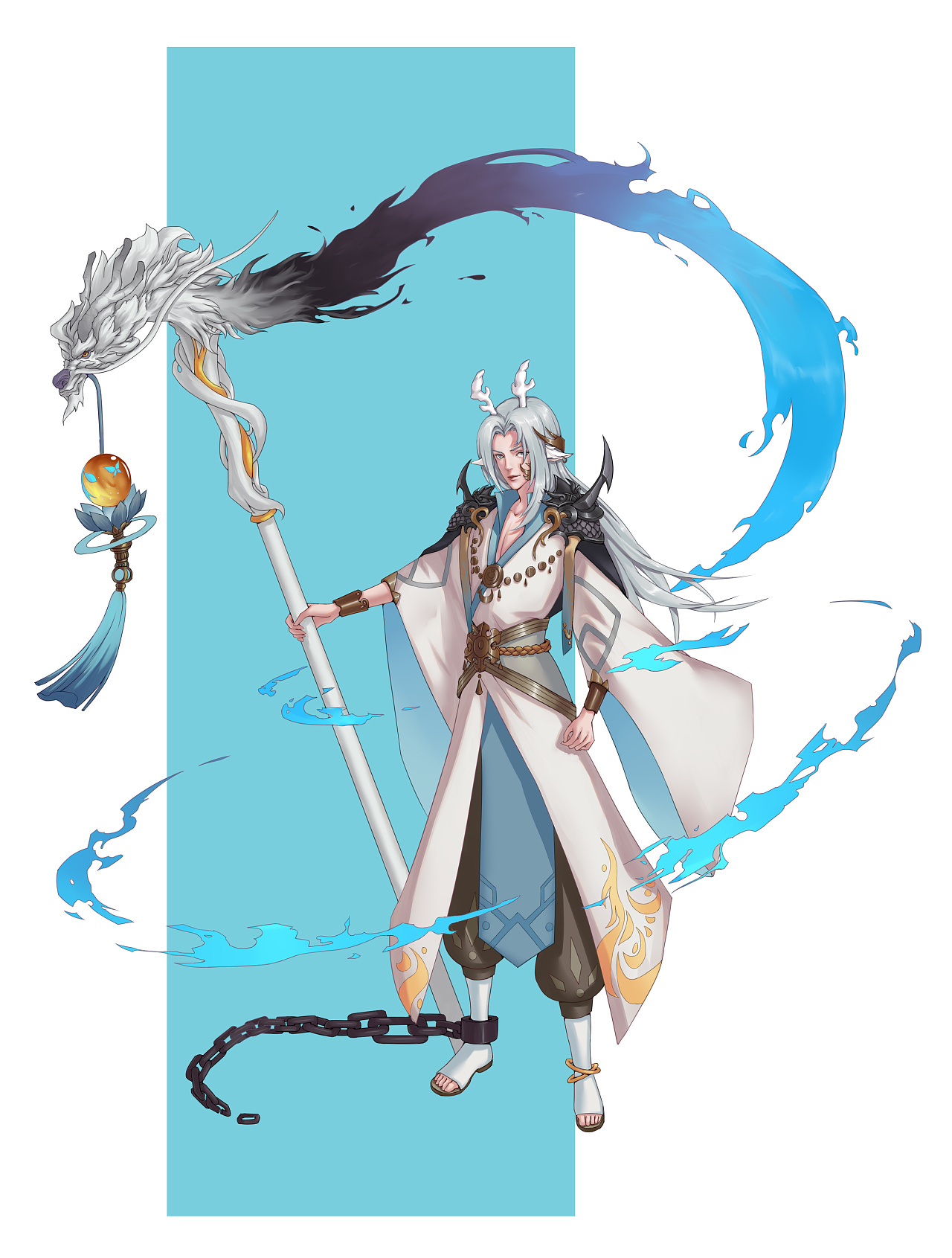 角色设计-龙之守墓人|插画|游戏原画|小羽even - 原创作品 - 站酷