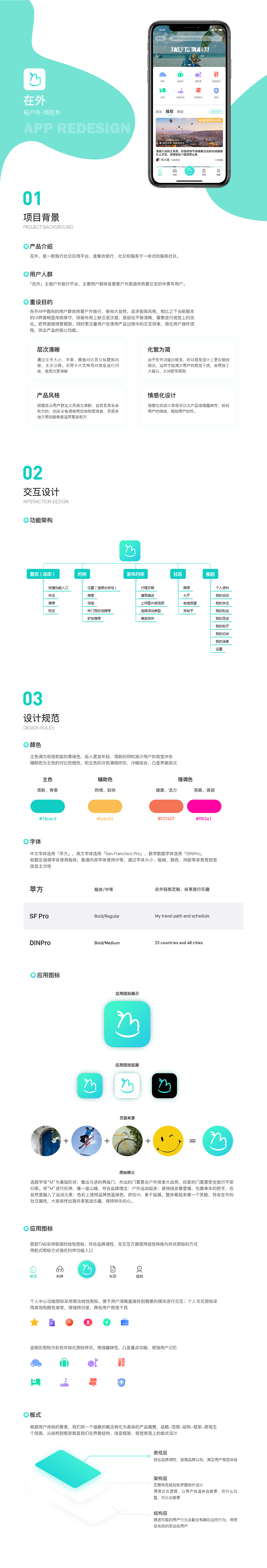 在外-旅游社交APP UI界面 UI包装 界面包装