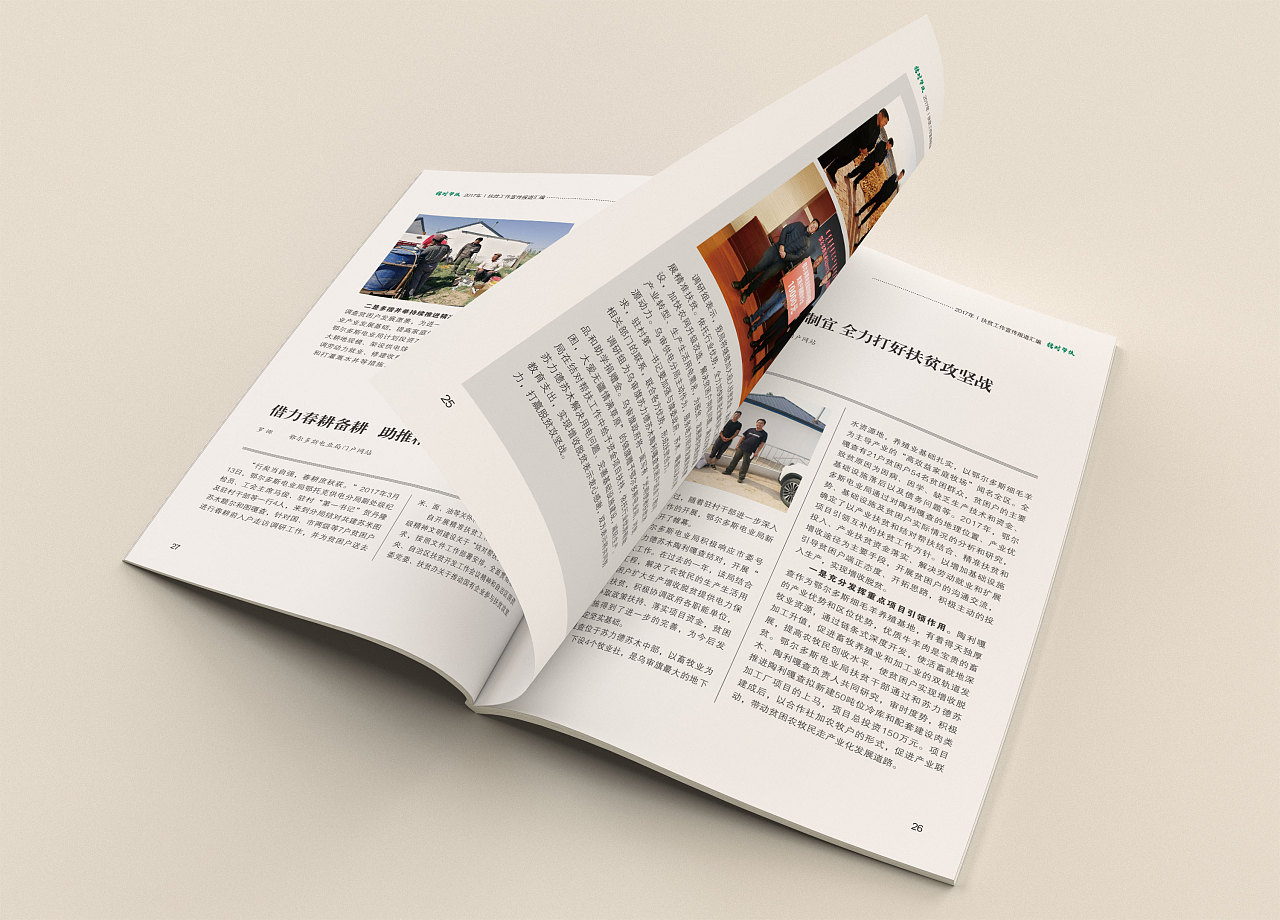 扶贫画册设计--衡水朗维设计