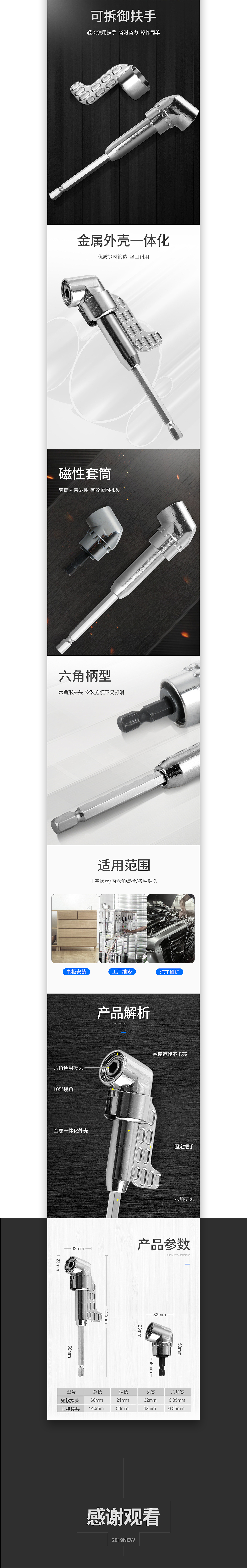 拐角器详情页设计