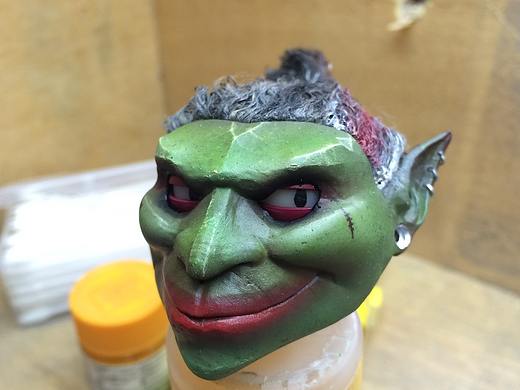 定格动画测试用人偶头