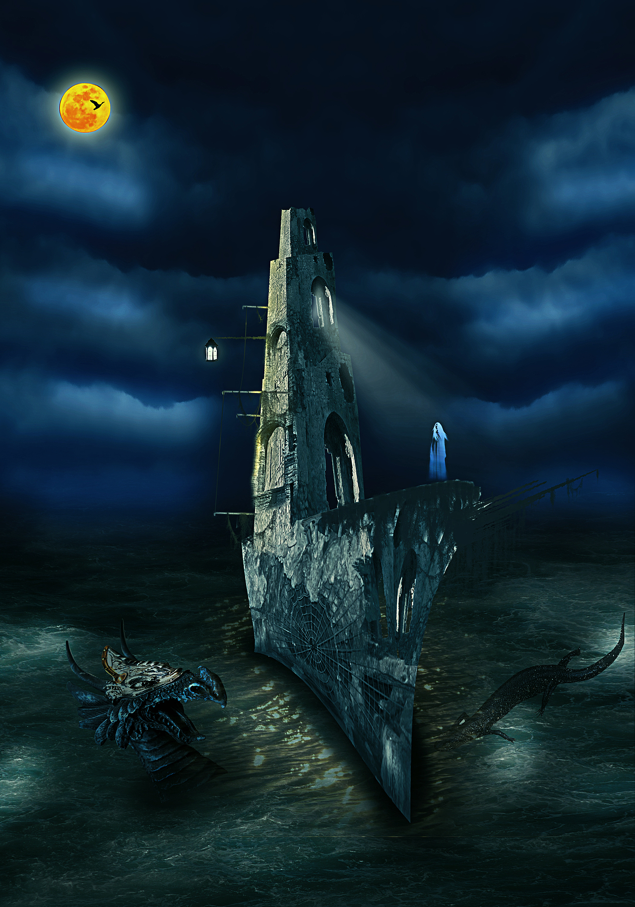 幽灵船临摹教程