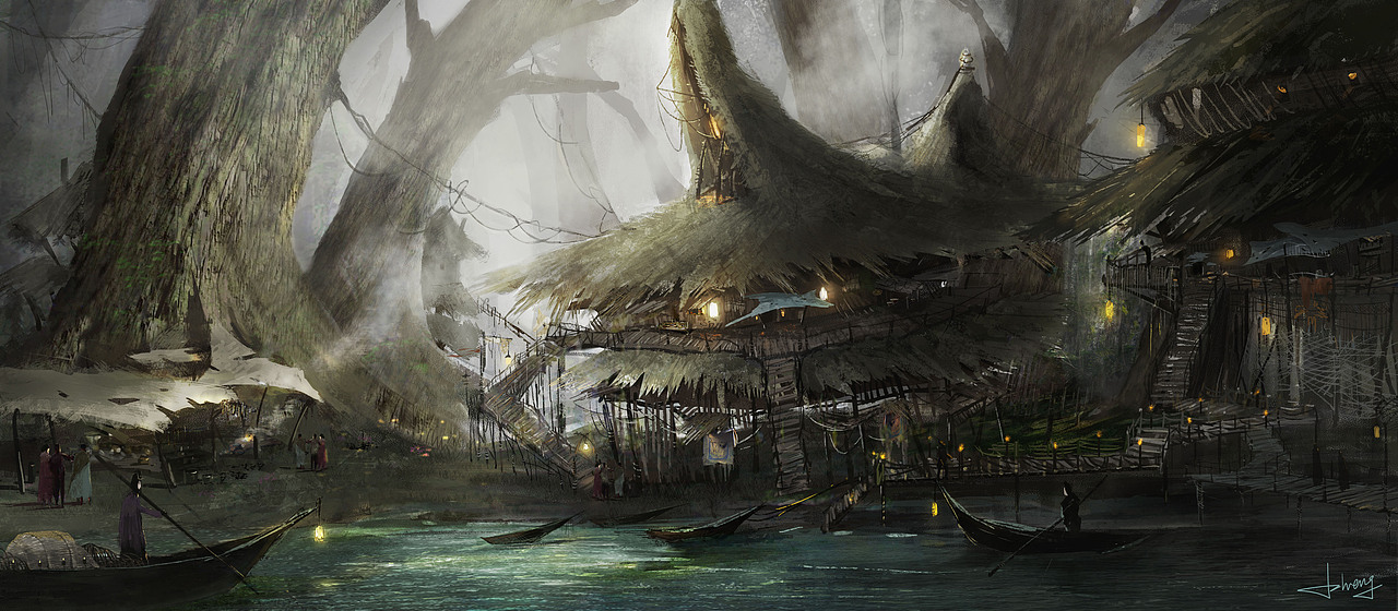 场景（图ZMjM2NjY4MjQ=） - 概念设定 - 站酷设计师jzaiqq原创素材 - 站酷ZCOOL