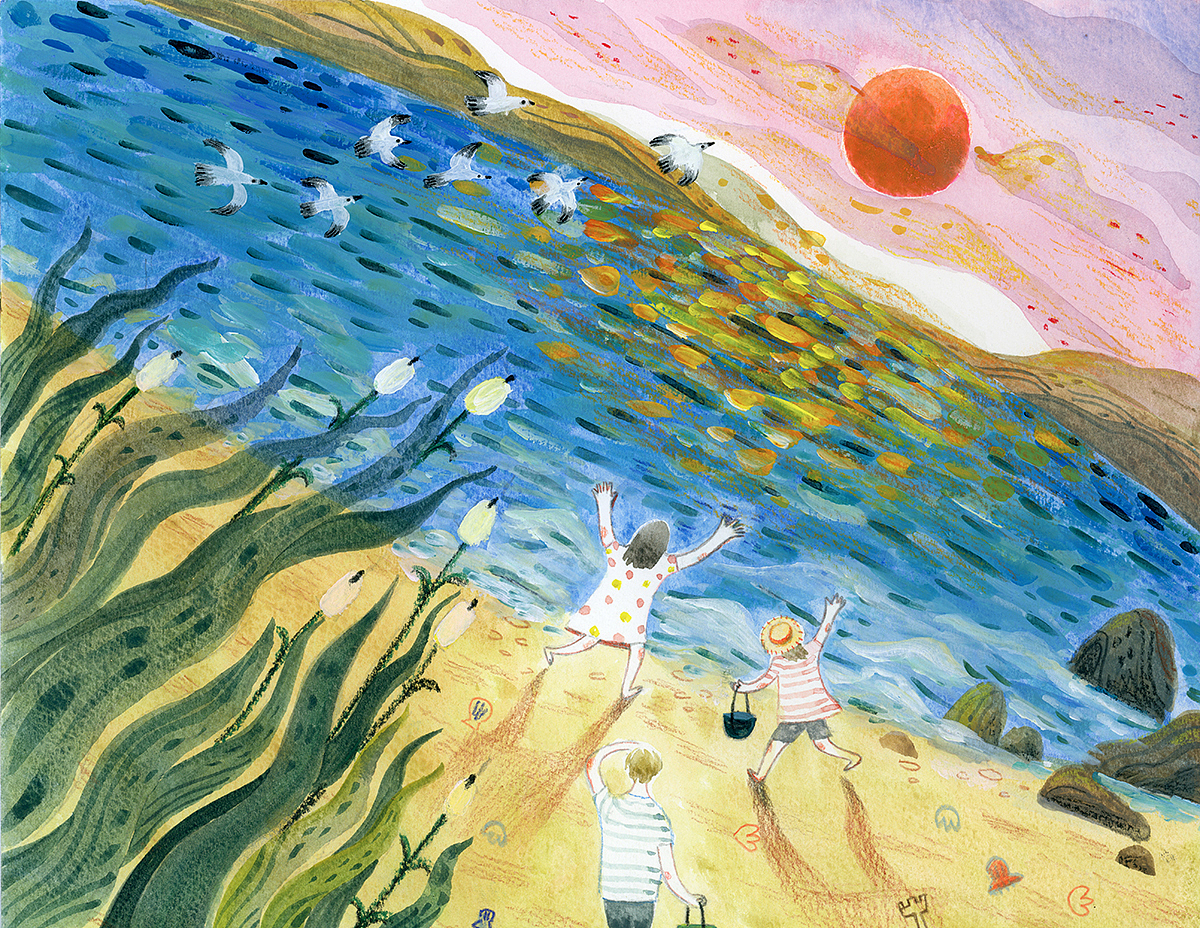 儿童诗歌插画（图ZMjE0OTUwNTQ0） - 儿童插画 - 站酷设计师江一蓠原创素材 - 站酷ZCOOL