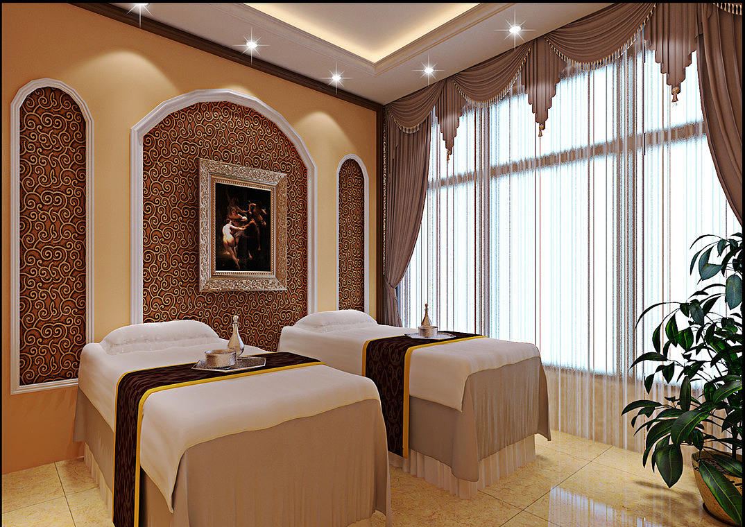 中山美容院装修设计案例|简欧风格