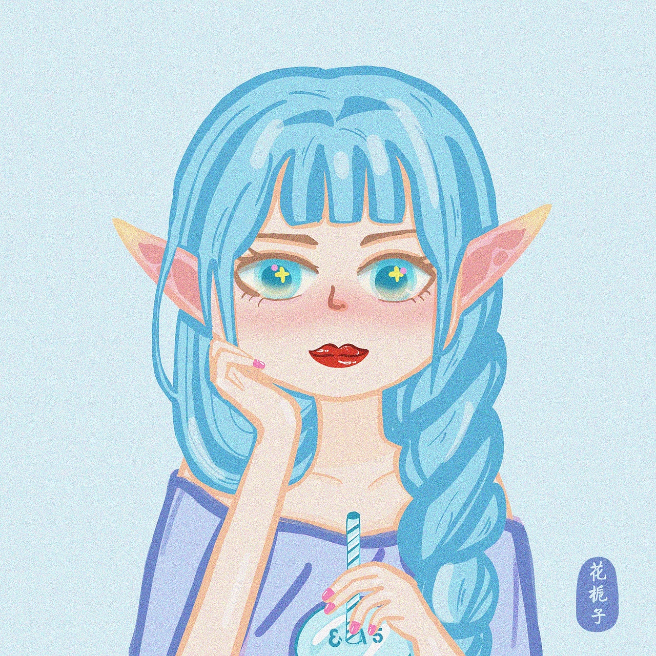 磨砂精灵女生头像:每个人都有自己的生活方式