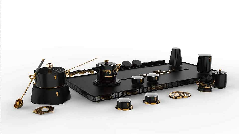 古蜀源(三星堆)文化生活茶盘茶具