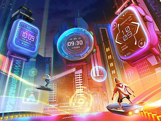 Amazfit 天猫双11 视觉制作