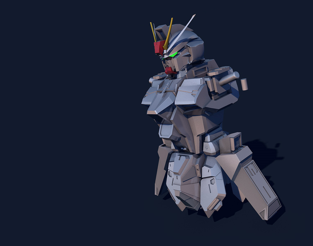 高达C4D练习（图ZNTc5Mjk5NzY=） - 动画/影视 - 站酷设计师kchenyihui原创素材 - 站酷ZCOOL