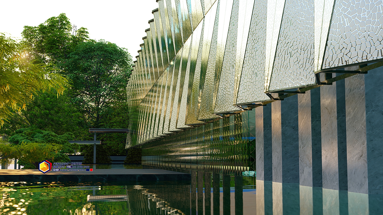 蜂巢设计 金茂府 建筑动画