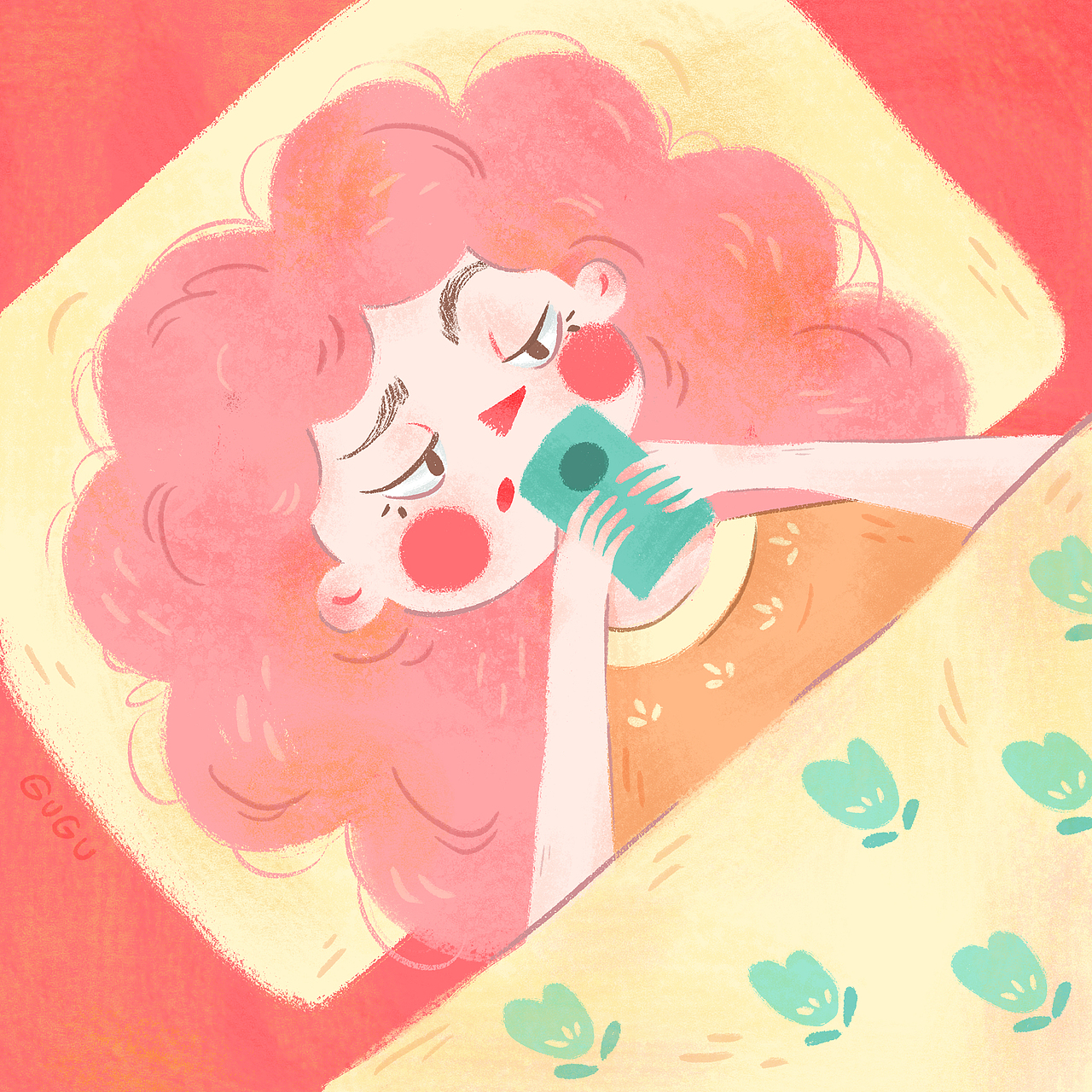 <假期碎片> 插画 可爱 头像 