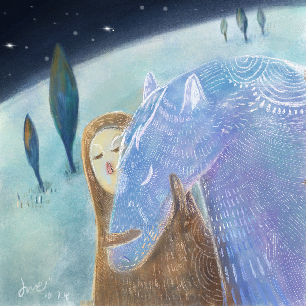 mild horse|插画|创作习作|zooouch_原创作品-站酷zcool