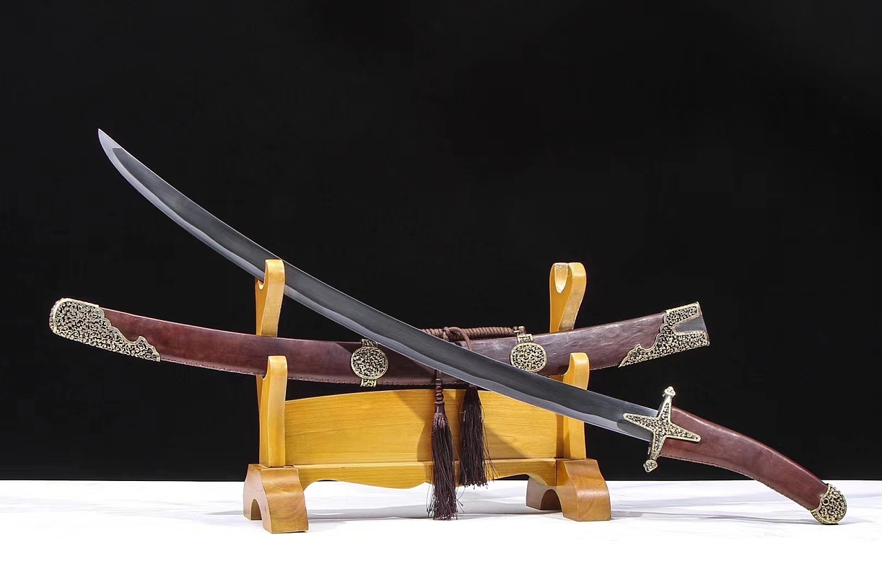 元弯刀刃口上研真牛皮鞘 和风堂美术刀剑