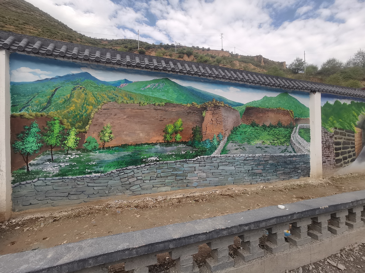 新农村文化墙，新农村墙绘，新农村壁画，乡村壁画