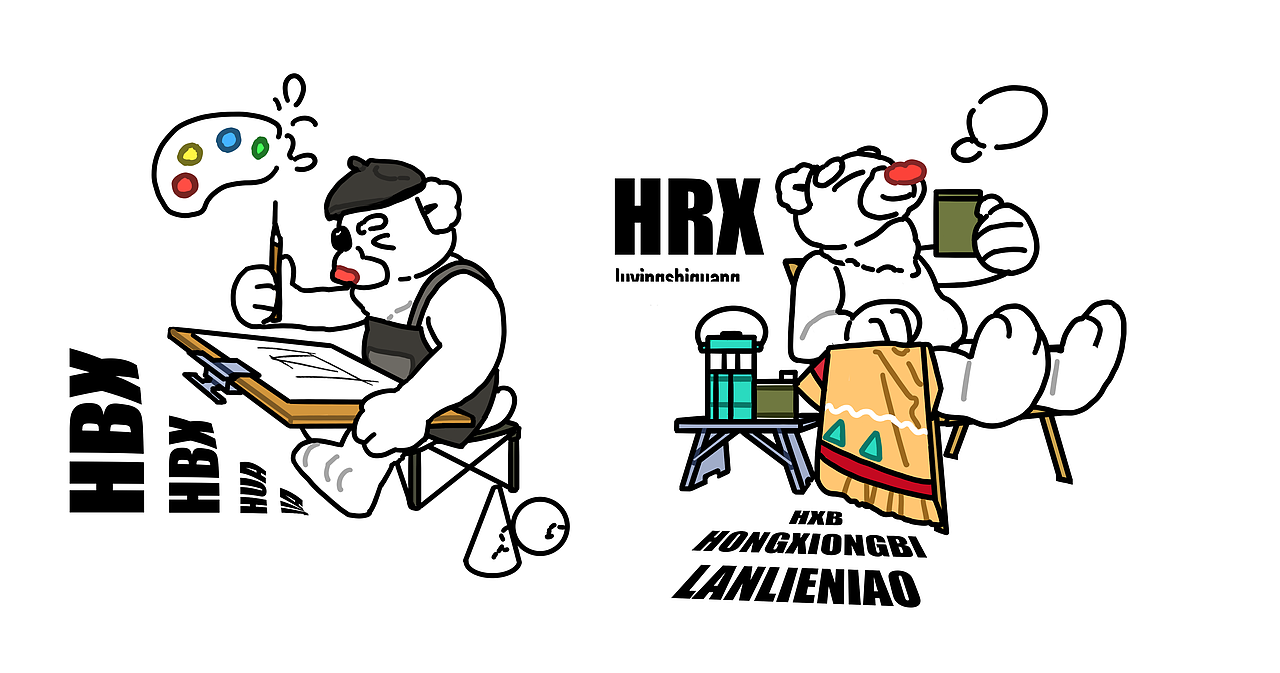 ｜IP场景延展｜原创IP｜场景插画｜表情包