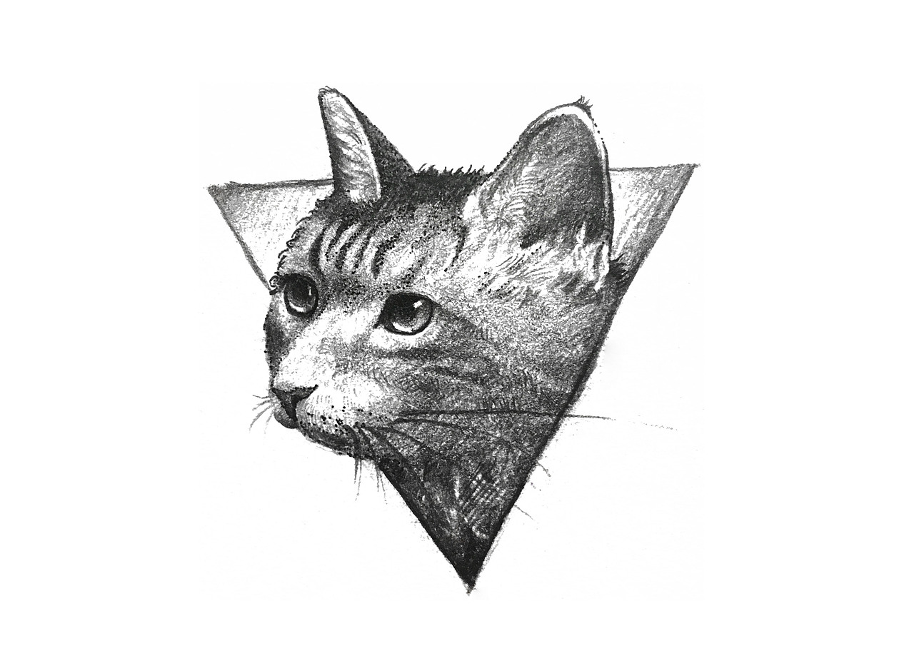 猫系列——（图ZMTAwMDMzNTYw） - 绘画 - 站酷设计师無为刺青原创素材 - 站酷ZCOOL