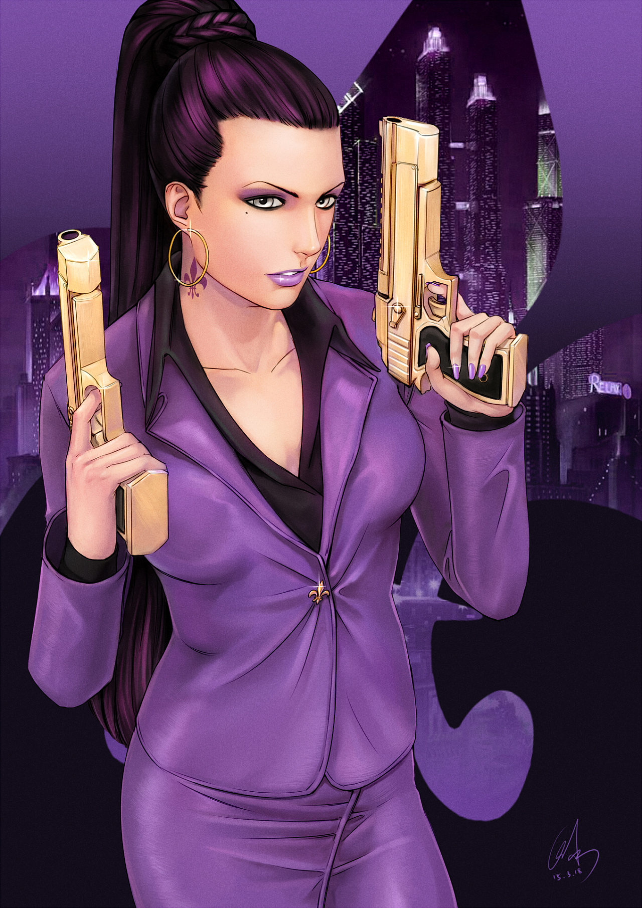 《黑道圣徒4》自定义角色插画