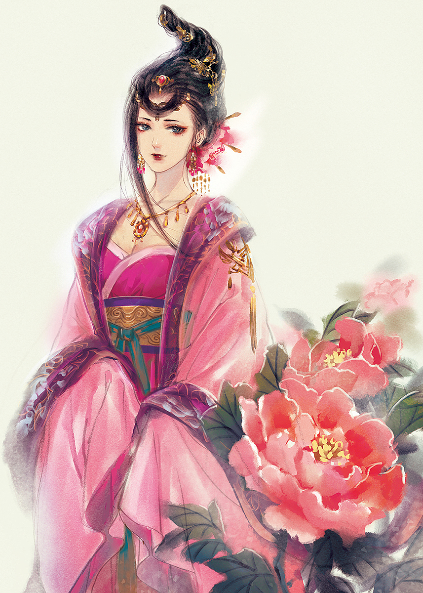 花想容（图ZMTA3NzgwMjA0） - 商业插画 - 站酷设计师壳中蝎原创素材 - 站酷ZCOOL