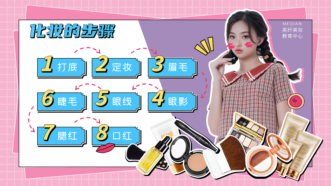 【PPT作业集-非商用】美妆教育培训课件（图ZMzQ3Njk2MDg4） - PPT/Keynote - 站酷设计师Volands原创素材 - 站酷ZCOOL