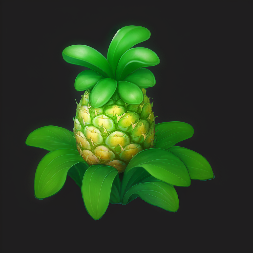 AI-卡通-花花草草