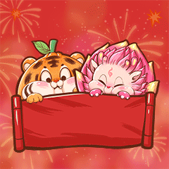 火龙果表情包过年篇