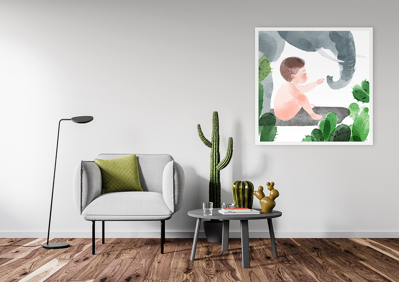 小暖孩系列插画