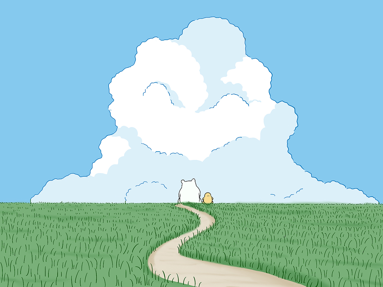 回到童年（图ZMzQzMzQ0MTYw） - 儿童插画 - 站酷设计师玲子安安原创素材 - 站酷ZCOOL